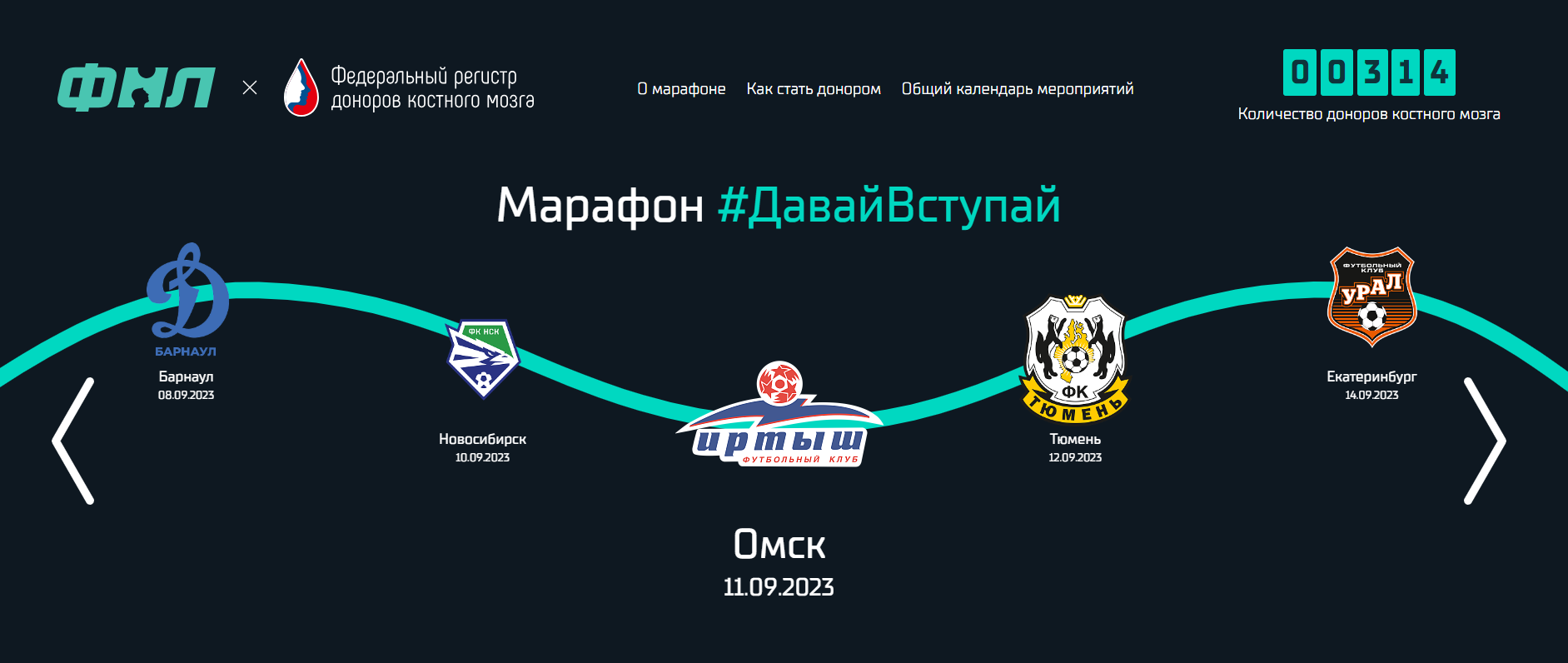 72 города за два месяца - ФМБА России запускает масштабный  Всероссийский марафон донорства костного мозга